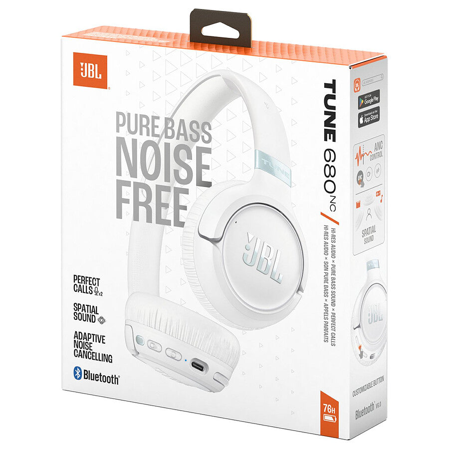 Casque Bluetooth JBL Tune 680NC - Blanc