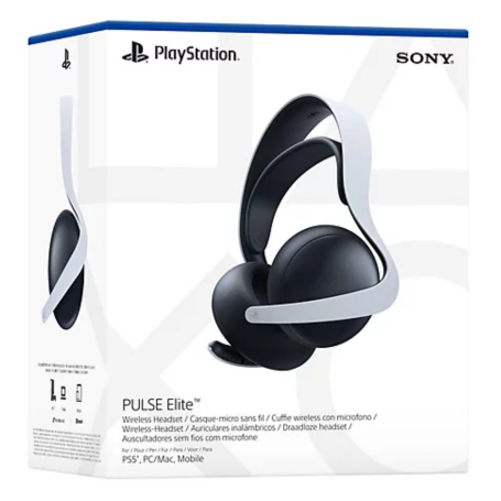 Casque Sans Fil SONY PULSE Elite avec Microphone pour PS5 - Blanc