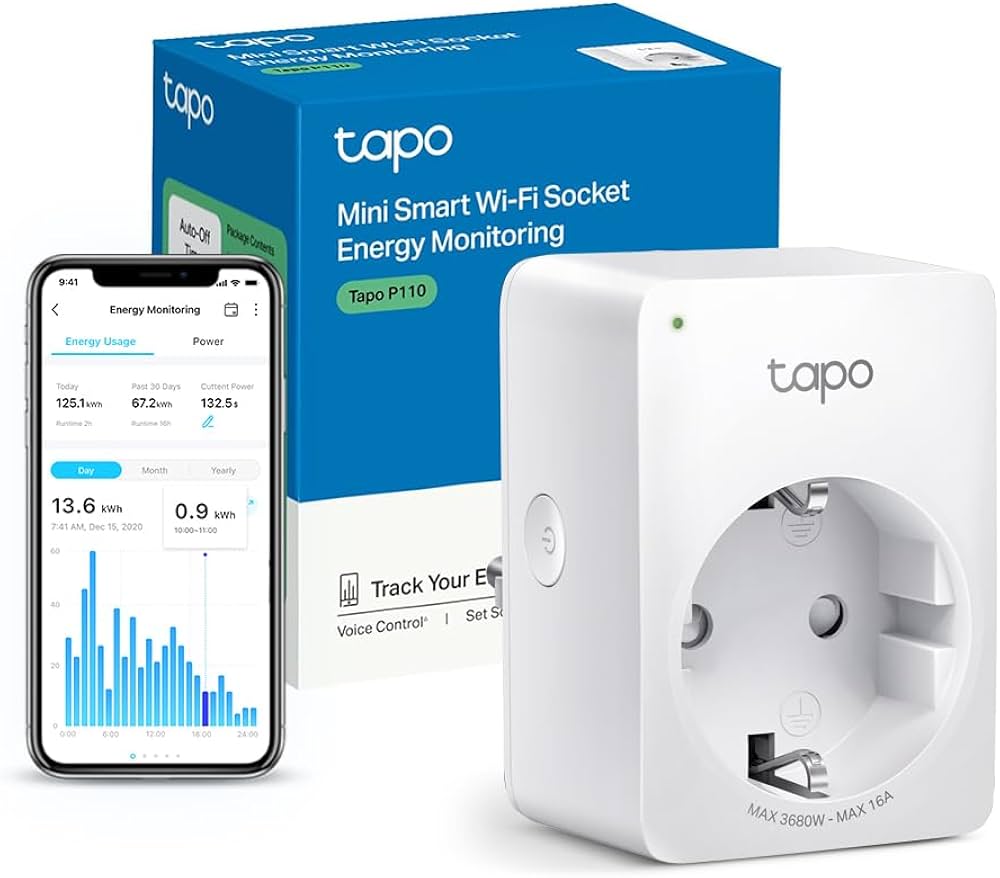 Mini Prise Connectée WiFi Avec Suivi De Consommation Énergétique Tp-Link Tapo P110