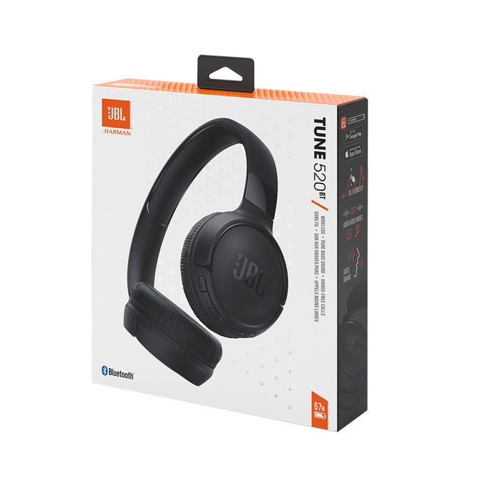 Casque Bluetooth JBL Tune 520BT - Noir