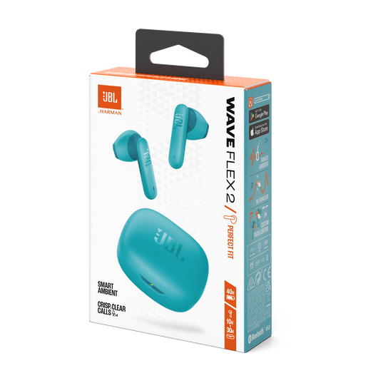 Écouteurs Bluetooth JBL Wave Flex 2 - JBLWFLEX2BLK - Noir