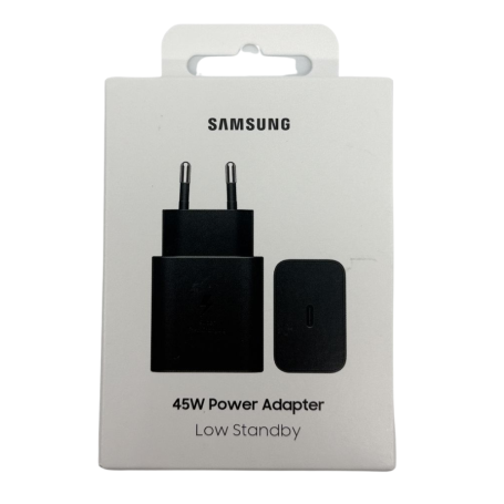 Adaptateur Secteur Type-C Samsung 45W Noir EP-T4511NBEGEU - Retail Box (Origine)