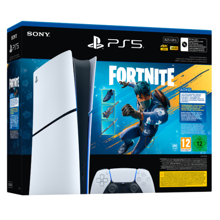 Console Sony PlayStation 5 - PS5 Edition Digital - 825 Go + Fortnite Flowering Chaos